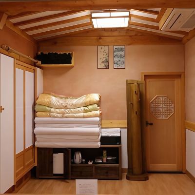전통적인 방, 여러 침대 (온돌 방 3인용)