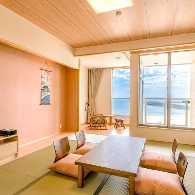 Japanese Room, Ocean View, Non-Smoking (Observation Terrace [10 Tatami]) オーシャンフロント　お宿　浜田館 クーポン