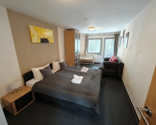 Group Apartment Bacharach | up to 16 guests | Castle View & Balcony 바하라흐 호텔