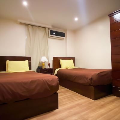 Deluxe Quadruple Room, 2 Double Beds, Balcony, City View