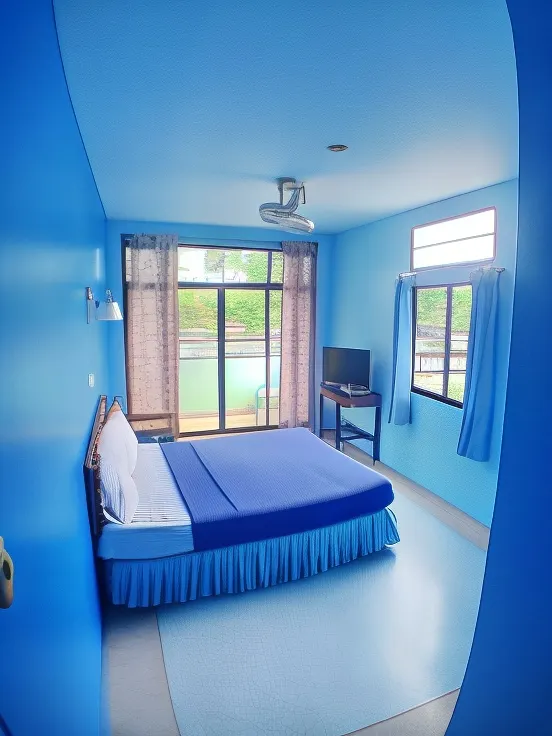 ห้องสแตนดาร์ด เตียงใหญ่ พร้อมพัดลม