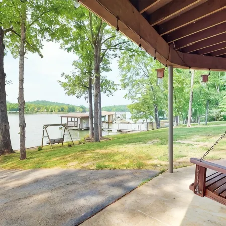 Lake Front house on Watts Bar Lake with large private dock, 2 screen porches
