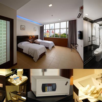 Premium Twin Room Kupon E-Red Hotel Bandar Perda