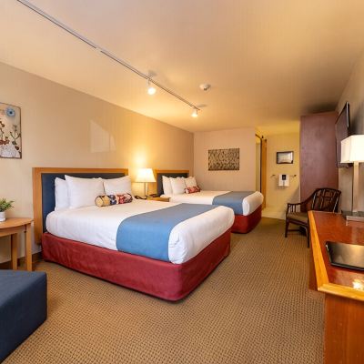 Deluxe Double Queen Obertal Inn Room Obertal Inn Promo Code