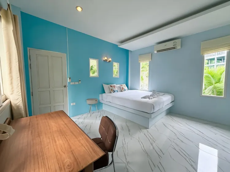 วิลลาแบบ 1 ห้องนอนพร้อมวิวภูเขา