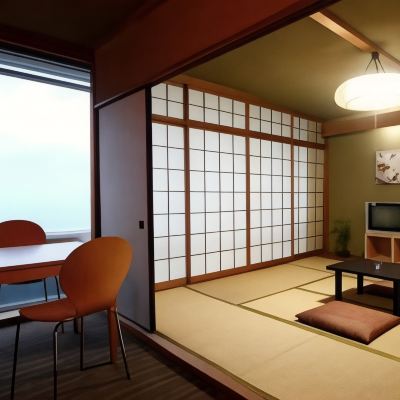 和風ミニルーム(リビングルーム) ブリーズベイ シーサイドリゾート熱海 クーポン