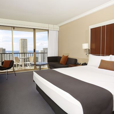 特大床套房 沖浪者天堂曼特拉美景飯店優惠