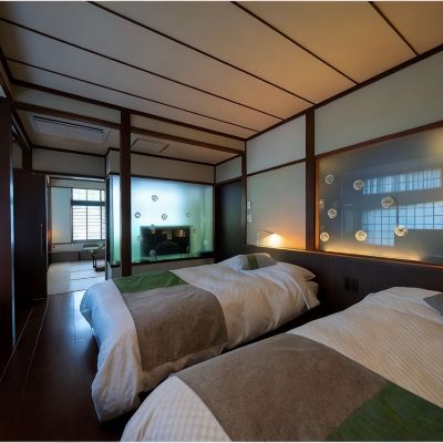 ベッド付き和洋室 (ワタスゲタイプ, センユウテイウイング) 草津温泉 奈良屋 クーポン