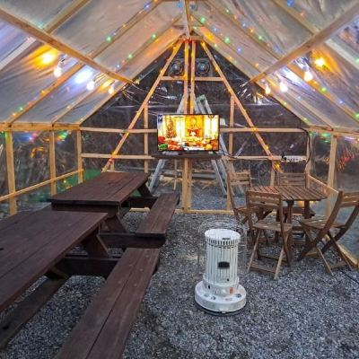 라즈베리 로그 빌딩 룸 101 가평 실로암써니힐펜션 쿠폰