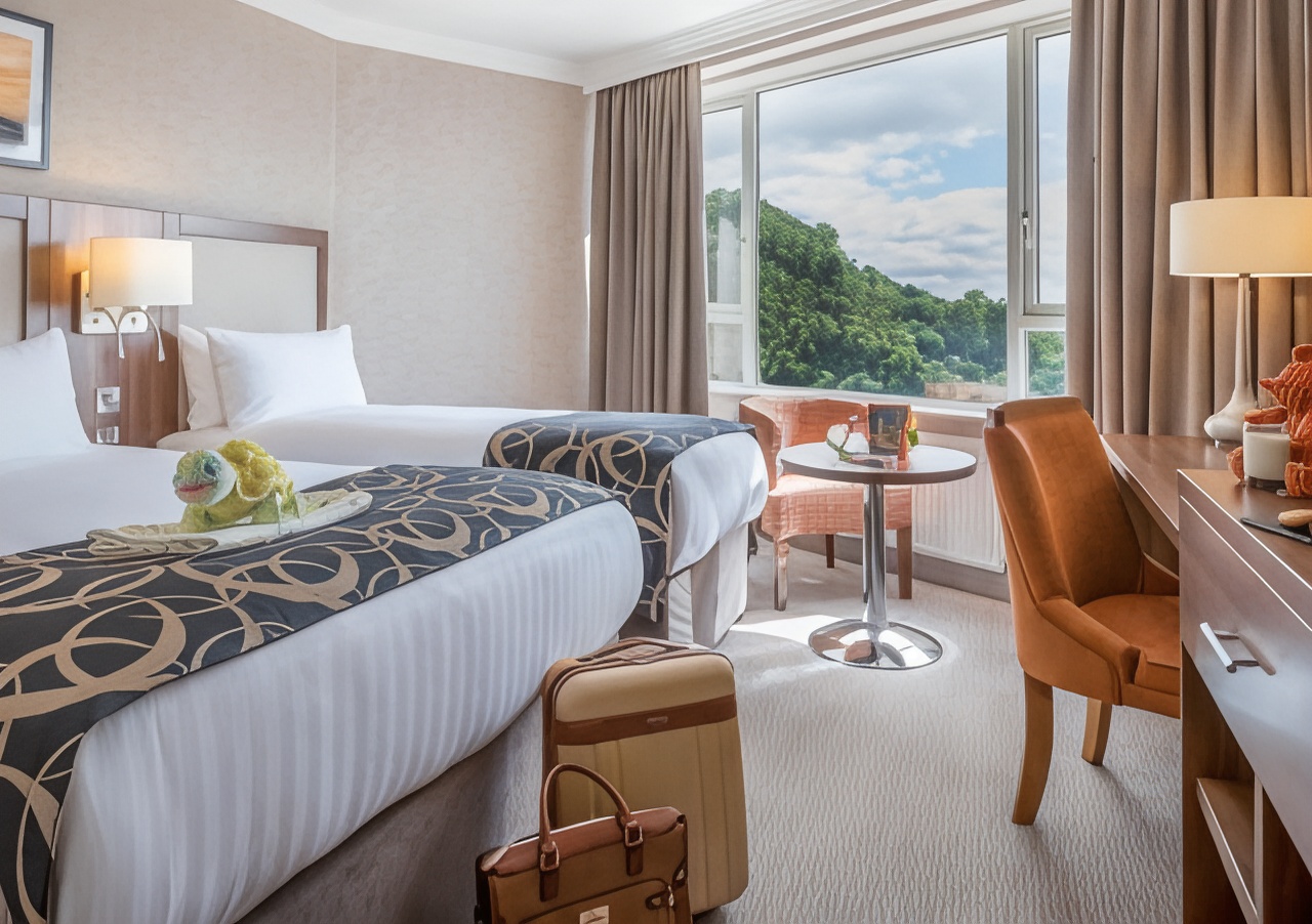 豪华双人和单人床房