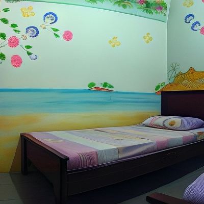 Bilik Standard Twin dengan Bilik Mandi Berkongsi Kupon Old Town Guesthouse