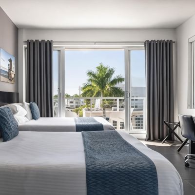 2 Queen Beds, Balcony, Junior Suite, City View, Non-Smoking MB Hotel, Trademark Collection by Wyndham Promo Code