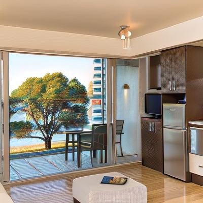 Premium One-Bedroom Apartment with Sea View