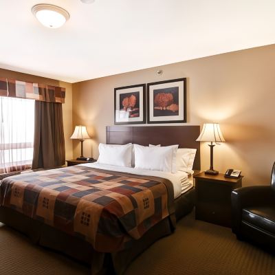 Queen Suite with Fireplace Canalta Camrose Promo Code