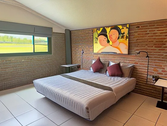 ห้องคิงพร้อมวิวภูเขา