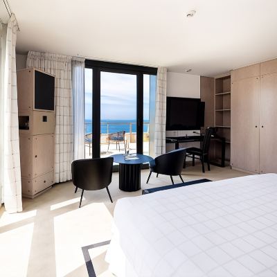 La Desirade Deluxe Room with Terrace and Sea View Non smoking L'Agapa Hôtel - Spa Promo Code