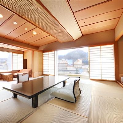 Japanese-Style Room with River View-High Floor-Non-Smoking