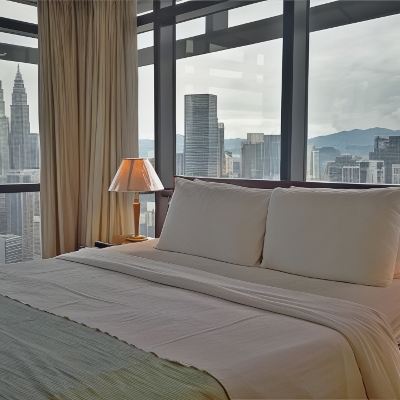 bilik dua bilik tidur Kupon Grand Service Apartment at Times Square