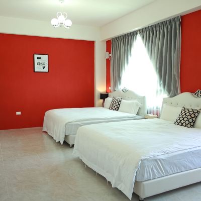 甜心紅四人套房 太魯閣黏住民宿優惠