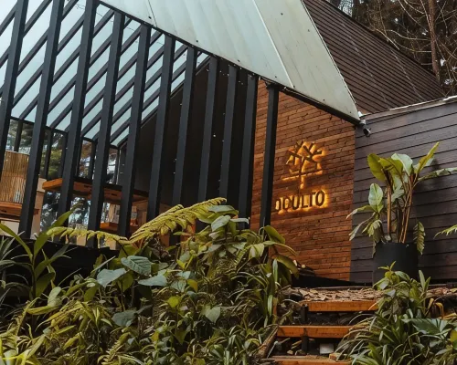 Oculto Refugio de Bosque 엔비가도 호텔