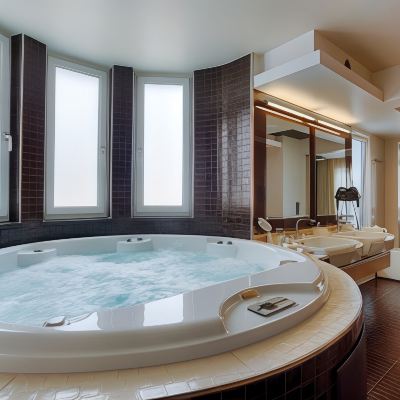 Luxury Suite, 1 King Bed, Sauna, Sea View
