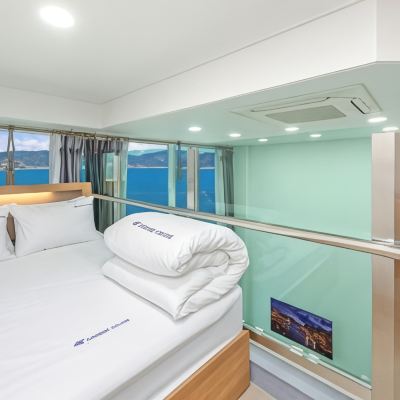 룸 5 더블 침대 남해 하버리조트 쿠폰