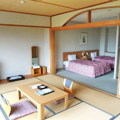 和風西洋風ルーム(ベッド2台)(ペントハウス)(北ウイング) つま恋リゾート 彩の郷 クーポン