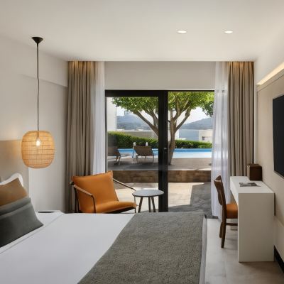 Queen Tropical Nest With Sharing Pool Domes Aulūs Elounda - All Inclusive Promo Code