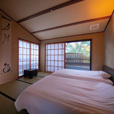 [Non-Smoking]Main Building Room with Open-Air Bath Sango (103) [Japanese-Western Room][Non-Smoking]