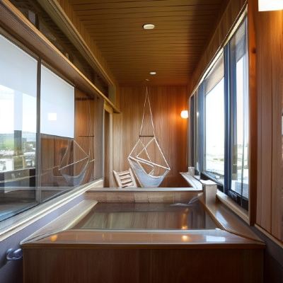 Standard Room with Tatami Area and Hot Spring Bath-Ran