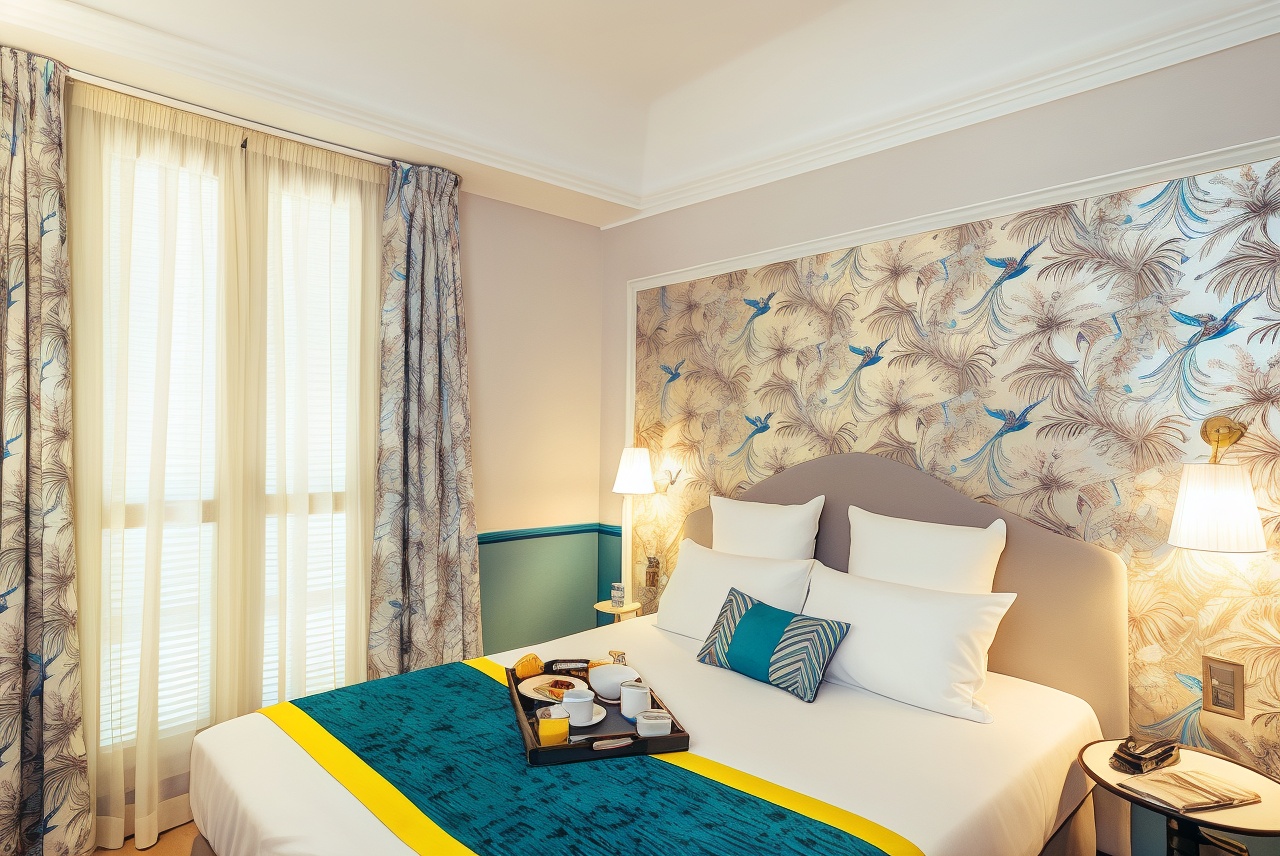 带露台的双人间或双床间