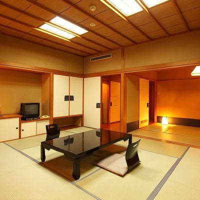 Japanese Room, Non-Smoking (Main Building Guest Room: 10 Tatami + 6 Tatami, Two Connected Rooms) 八幡館 クーポン