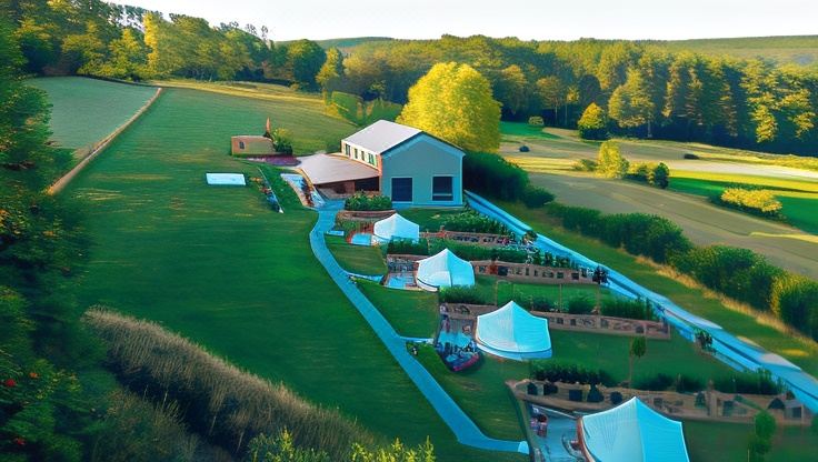 高級帳篷帶露台