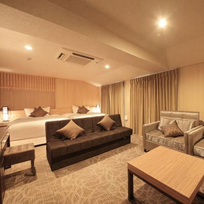 主樓套房（雙床，帶露台） 倉敷百夫長SPA酒店優惠