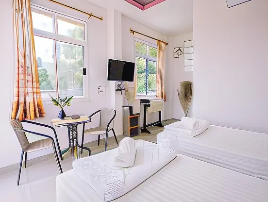 ห้องดีลักซ์ พร้อมวิวสวน