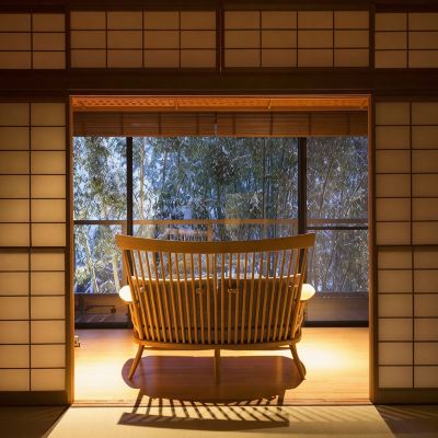 [Relaxing With The Murmur Of Kakusenkei And Bamboo Grove] 12.5 Tatami + Sofa Included [Standard] [Japanese Room] [Non-Smoking] [Garden View] 山中温泉　厨八十八 クーポン
