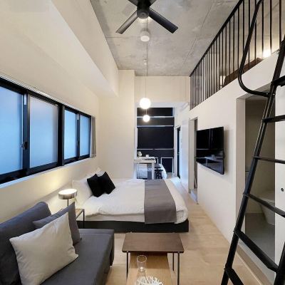 Bhotel Nekoyard 101, Condo, Non Smoking, City View b hotel Neko Yard 広島 クーポン