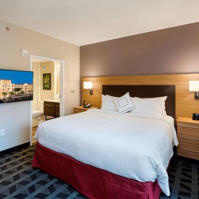 Studio With 1 King Bed And Sofa Bed (Mobility/Hearing Accessible, Roll-in Shower) TownePlace Suites by Marriott Fort Myers Estero Promo Code