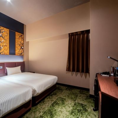 デラックスツインルーム 1階 (禁煙) ホテルハルロット福岡博多 クーポン