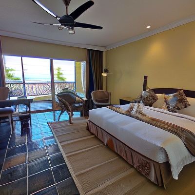 Suite Presidential Dua Bilik Tidur Kupon Palm Beach Resort & Spa