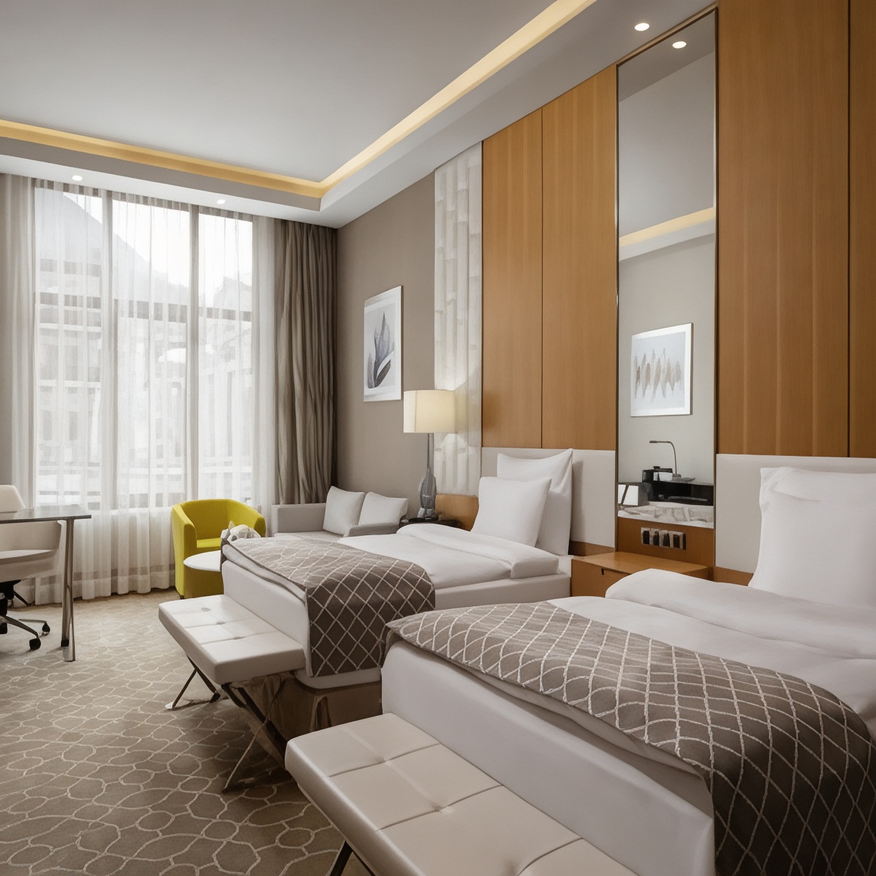 Rixos Krasnaya Polyana Sochi高级房（2张单人床）