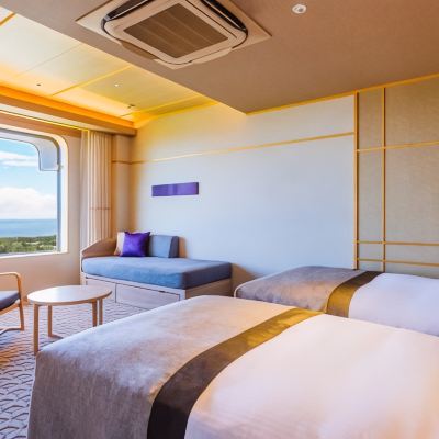 甄選雙床房（帶露天浴缸）（禁菸） 伊東高原龜之井飯店優惠