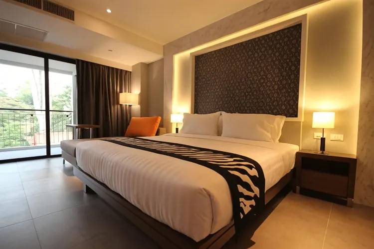 ห้องดีลักซ์ เตียงใหญ่ 1 เตียง