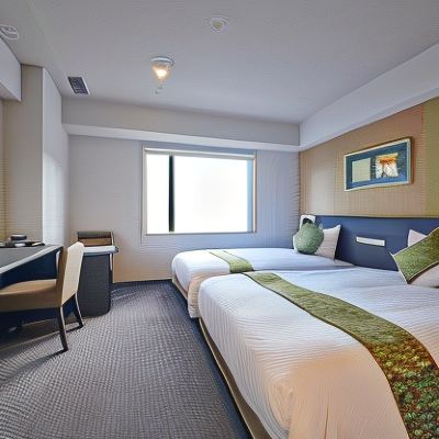 高級雙床房 吸菸 奈良天然溫泉大和魯內飯店優惠