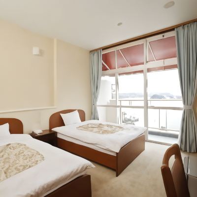 オーシャンビューツインルーム(浴室) 平戸たびら温泉　サムソンホテル クーポン