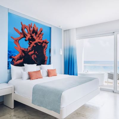 Junior Suite, Oceanfront (Corner) Coral Level at Iberostar Selection Cancun Adults Only - All Inclusive Promo Code