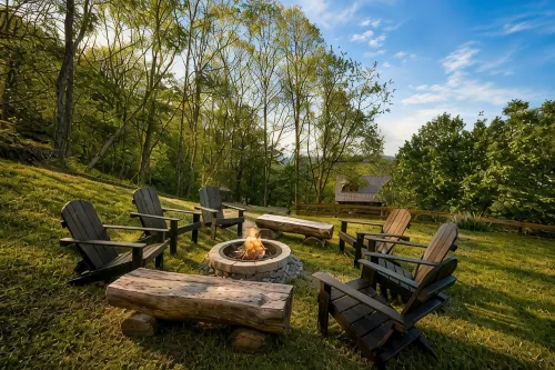 Sunrise Views + Hot Tub + Fire Pit - Near Hawksnest
