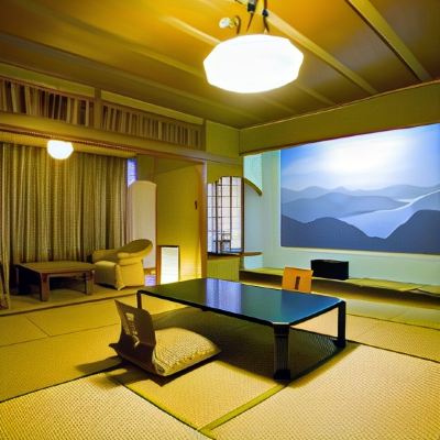 [West Building Top Floor 15 Tatami Mats + Wide Veranda]View of the Bay[Superior][Japanese Room][Non-Smoking][Ocean View]