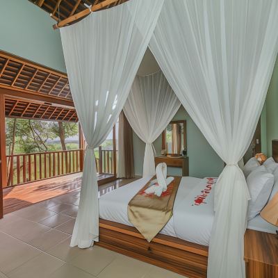 One Bedroom Villa with Pool View and Rice Field View