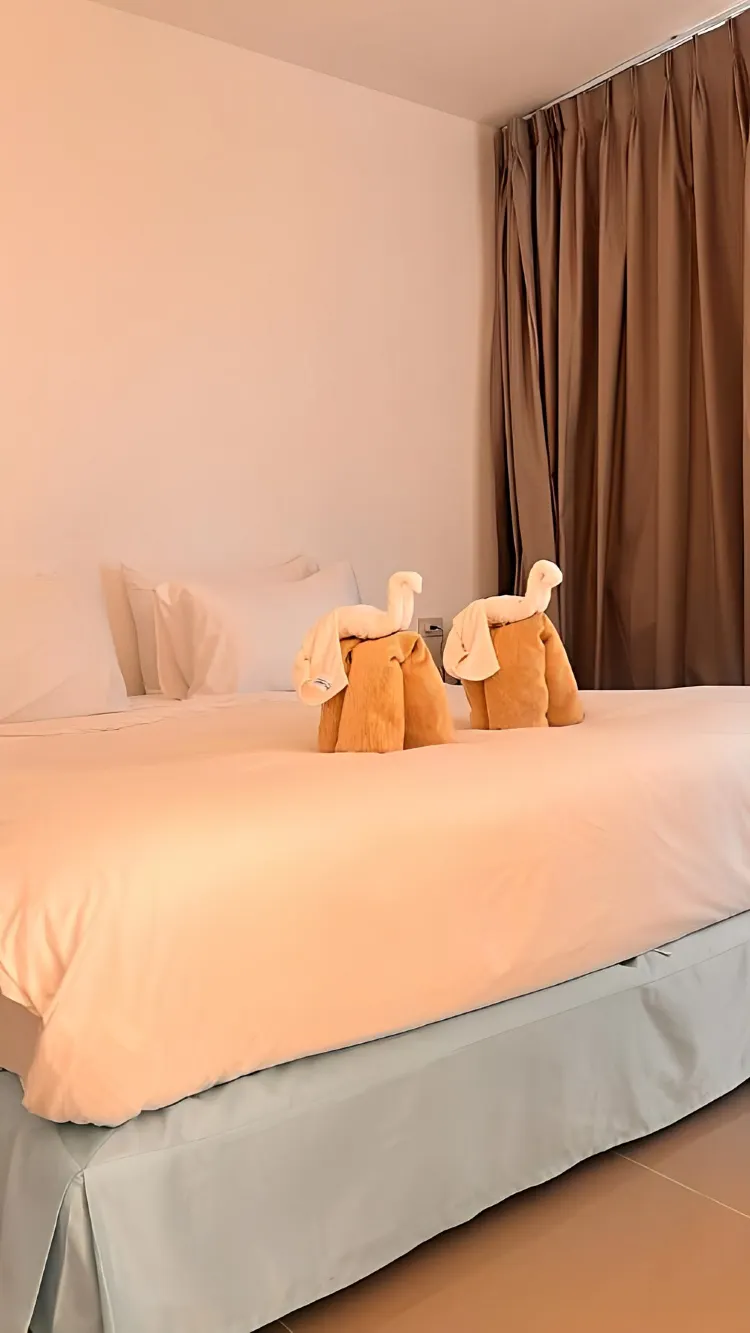 ห้องดีลักซ์ เตียงใหญ่ 1 เตียง